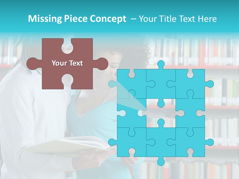 Young Man Rastafarian Studying PowerPoint Template