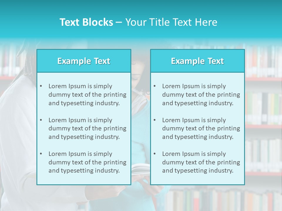 Young Man Rastafarian Studying PowerPoint Template