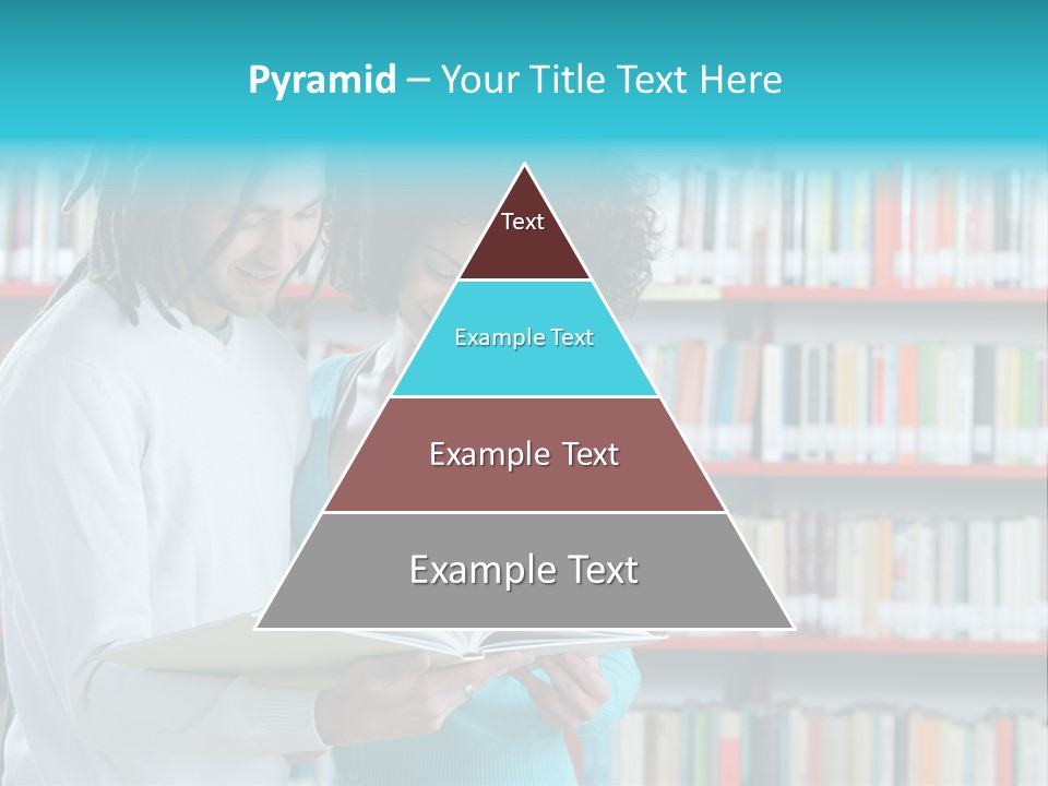 Young Man Rastafarian Studying PowerPoint Template