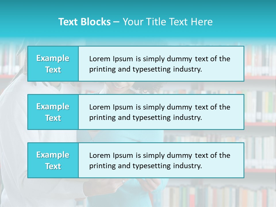 Young Man Rastafarian Studying PowerPoint Template