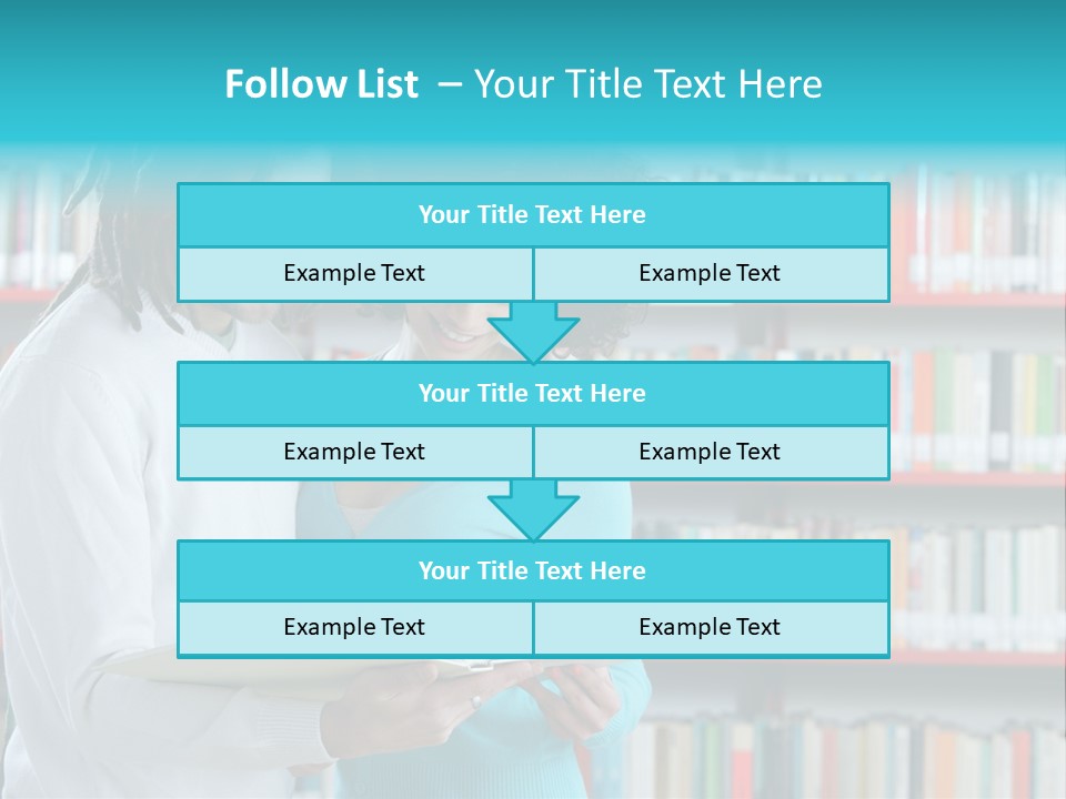 Young Man Rastafarian Studying PowerPoint Template