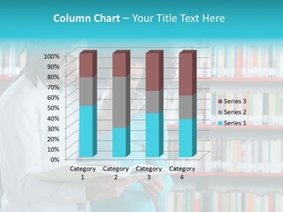 Young Man Rastafarian Studying PowerPoint Template