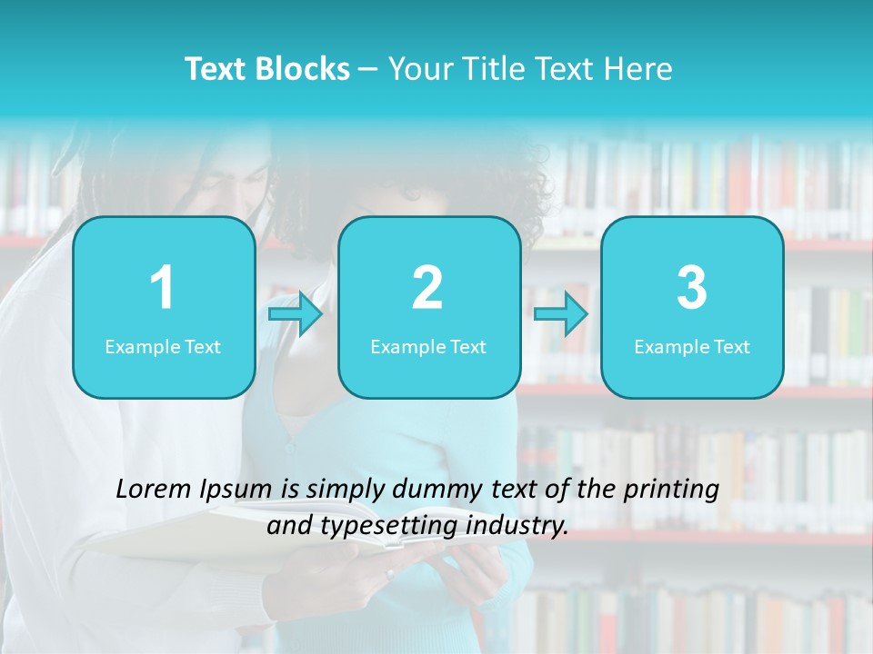 Young Man Rastafarian Studying PowerPoint Template