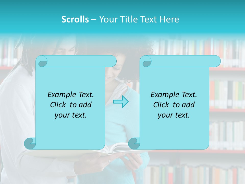Young Man Rastafarian Studying PowerPoint Template