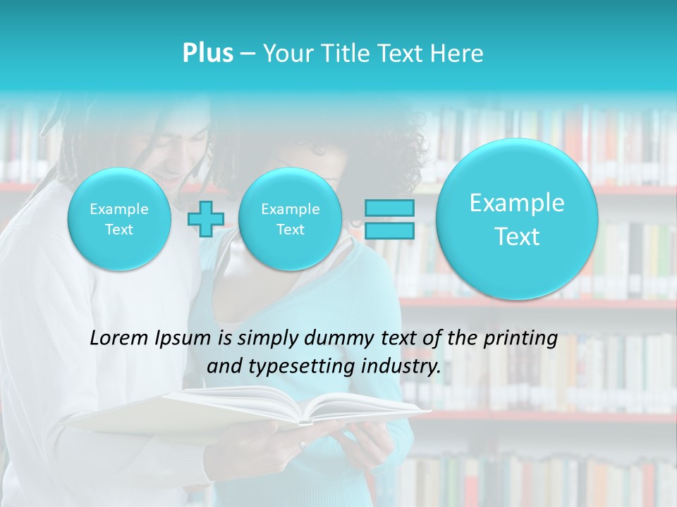 Young Man Rastafarian Studying PowerPoint Template
