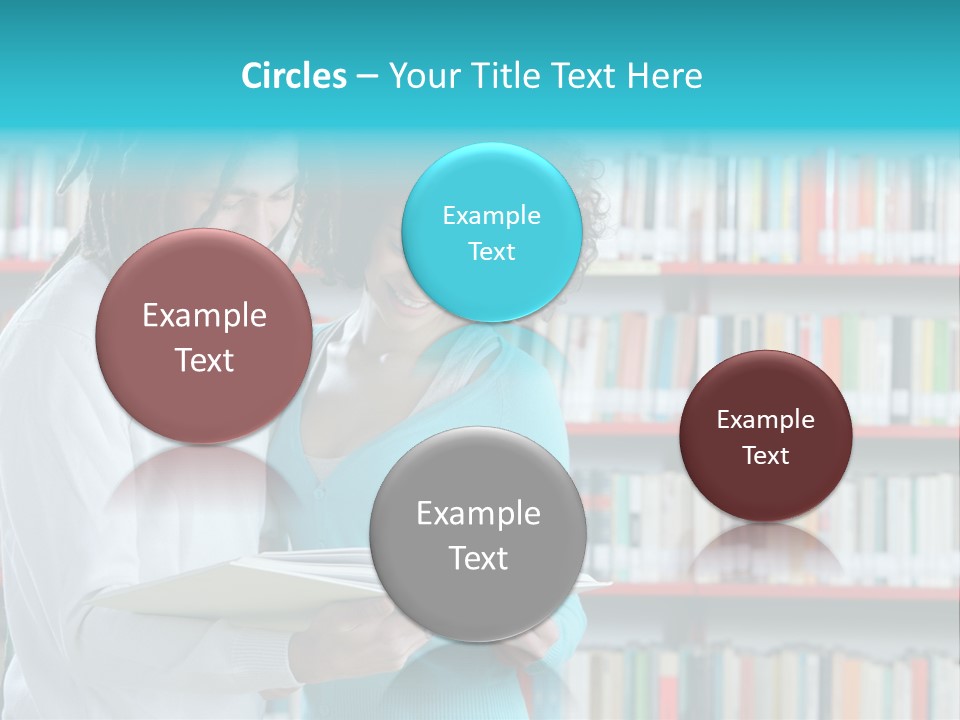 Young Man Rastafarian Studying PowerPoint Template