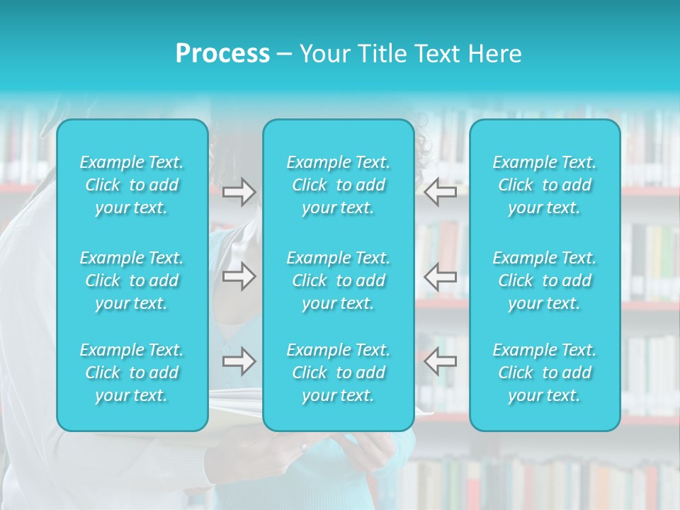 Young Man Rastafarian Studying PowerPoint Template