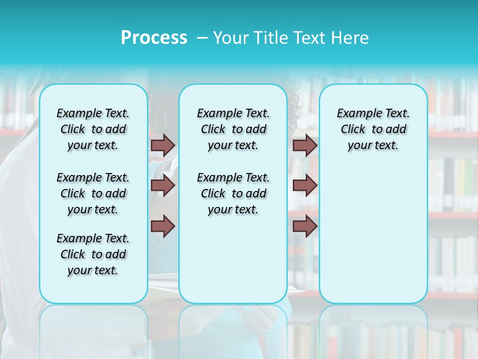 Young Man Rastafarian Studying PowerPoint Template