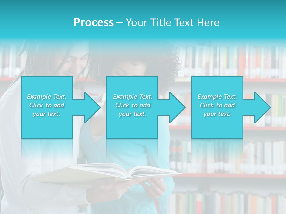 Young Man Rastafarian Studying PowerPoint Template