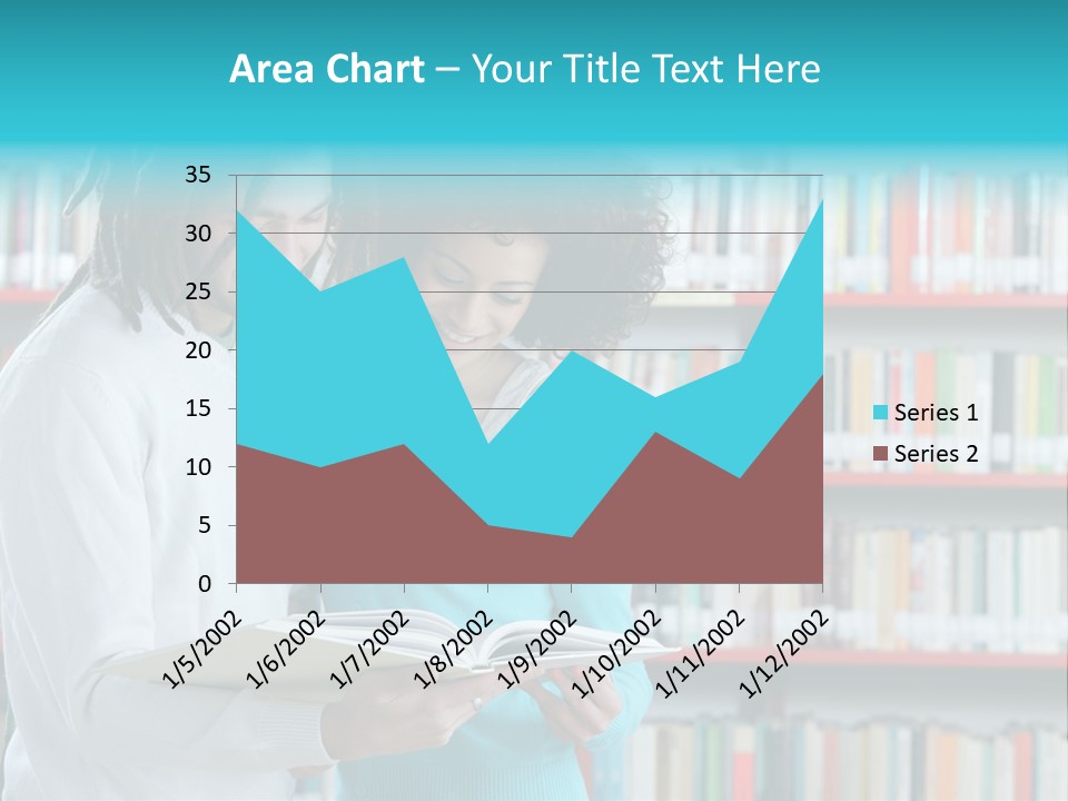 Young Man Rastafarian Studying PowerPoint Template