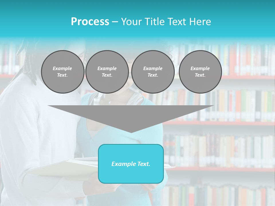 Young Man Rastafarian Studying PowerPoint Template