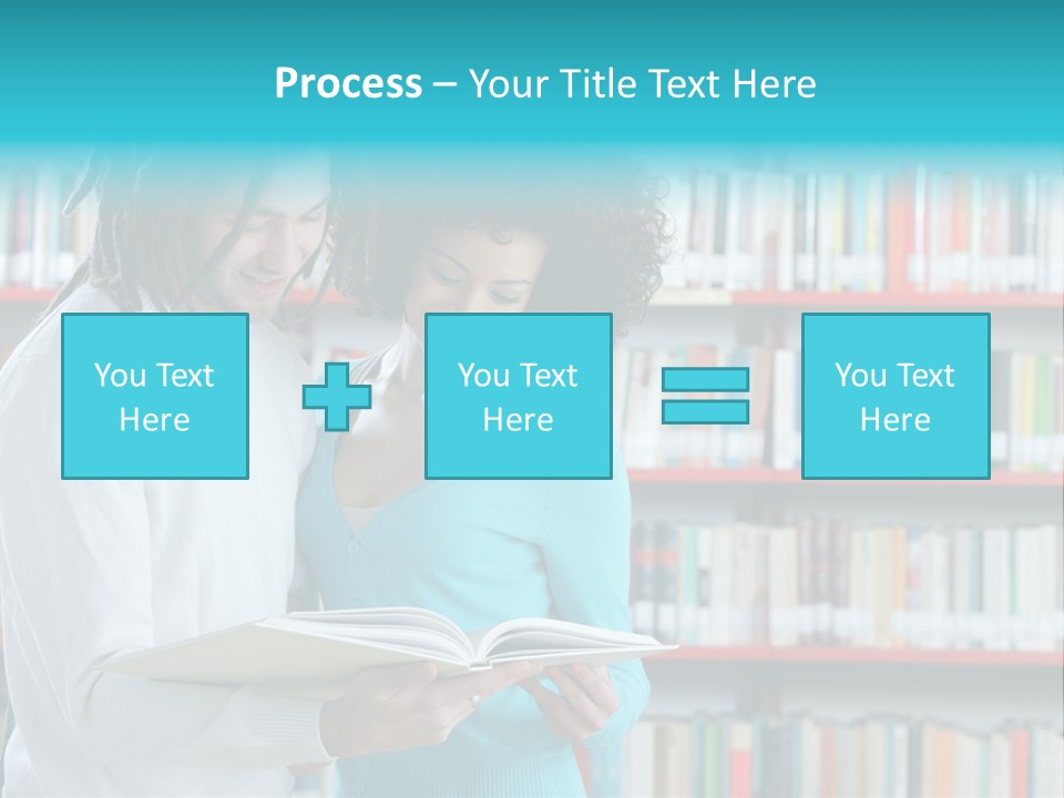 Young Man Rastafarian Studying PowerPoint Template