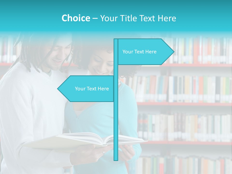 Young Man Rastafarian Studying PowerPoint Template
