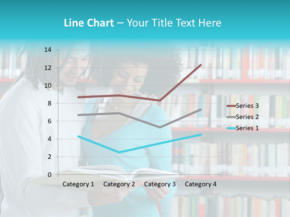 Young Man Rastafarian Studying PowerPoint Template