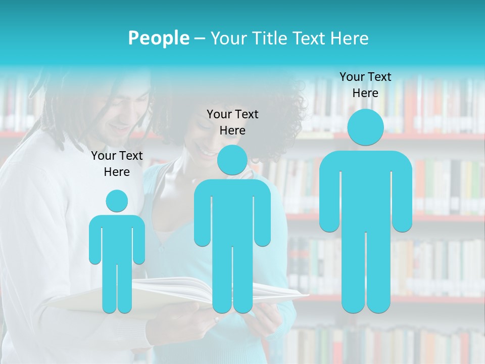 Young Man Rastafarian Studying PowerPoint Template