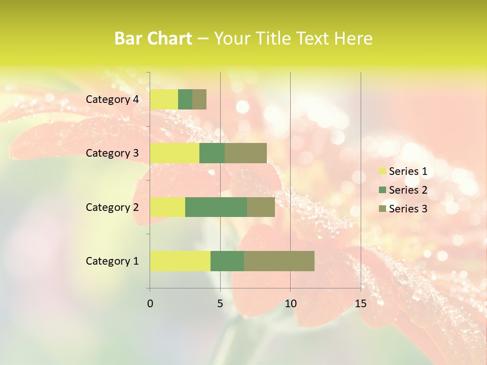 Beautiful Gerbera Petals PowerPoint Template