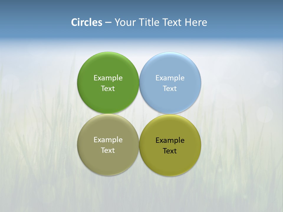 Bokeh Color Sun PowerPoint Template