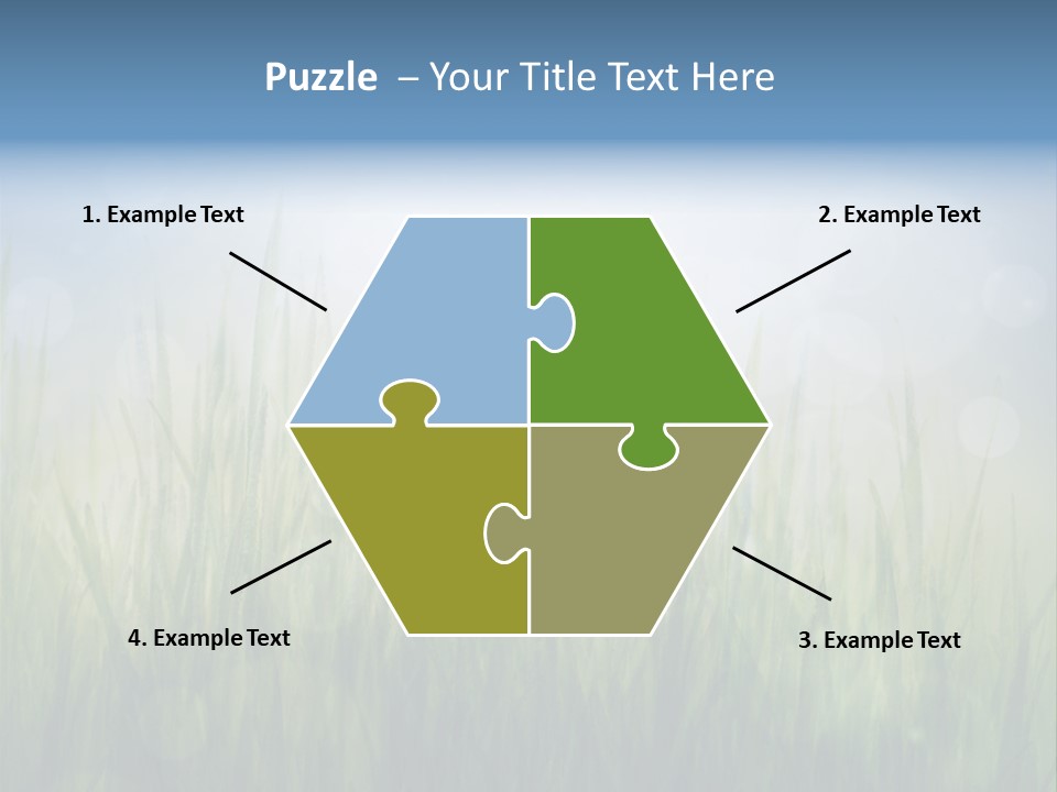 Bokeh Color Sun PowerPoint Template