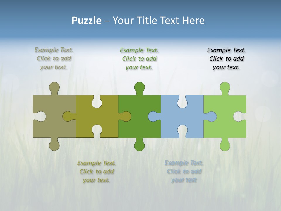 Bokeh Color Sun PowerPoint Template