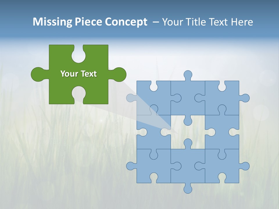 Bokeh Color Sun PowerPoint Template