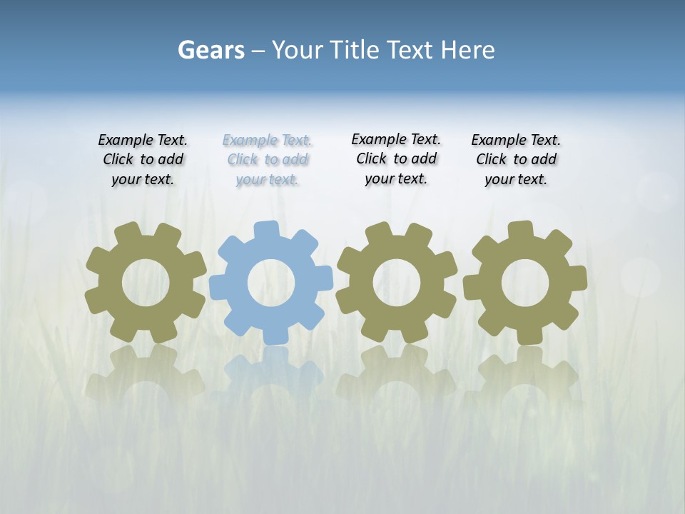 Bokeh Color Sun PowerPoint Template