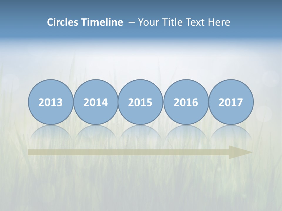 Bokeh Color Sun PowerPoint Template