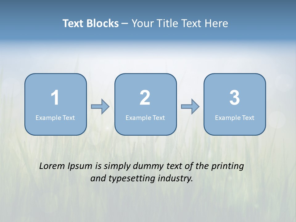 Bokeh Color Sun PowerPoint Template
