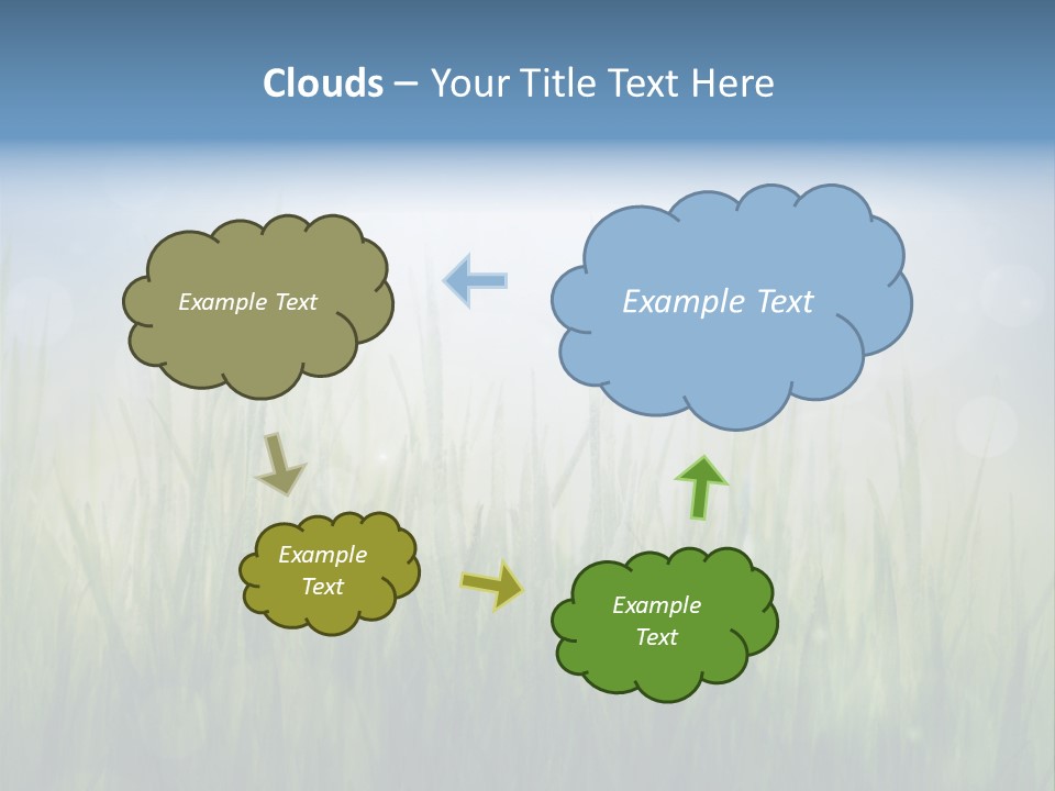 Bokeh Color Sun PowerPoint Template