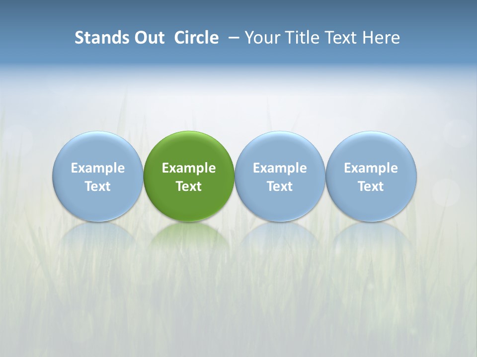 Bokeh Color Sun PowerPoint Template