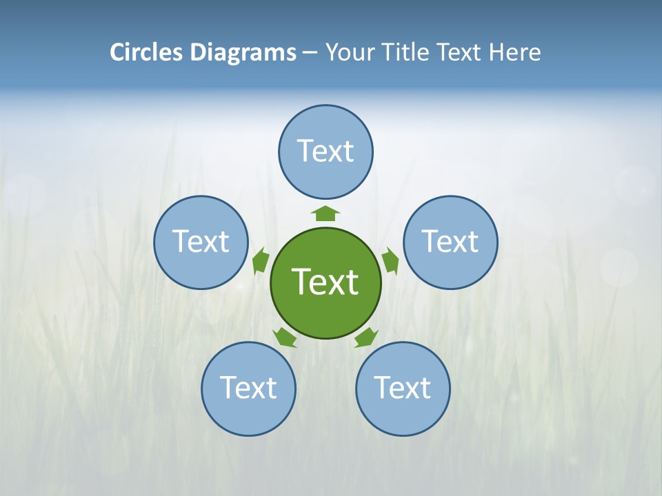 Bokeh Color Sun PowerPoint Template