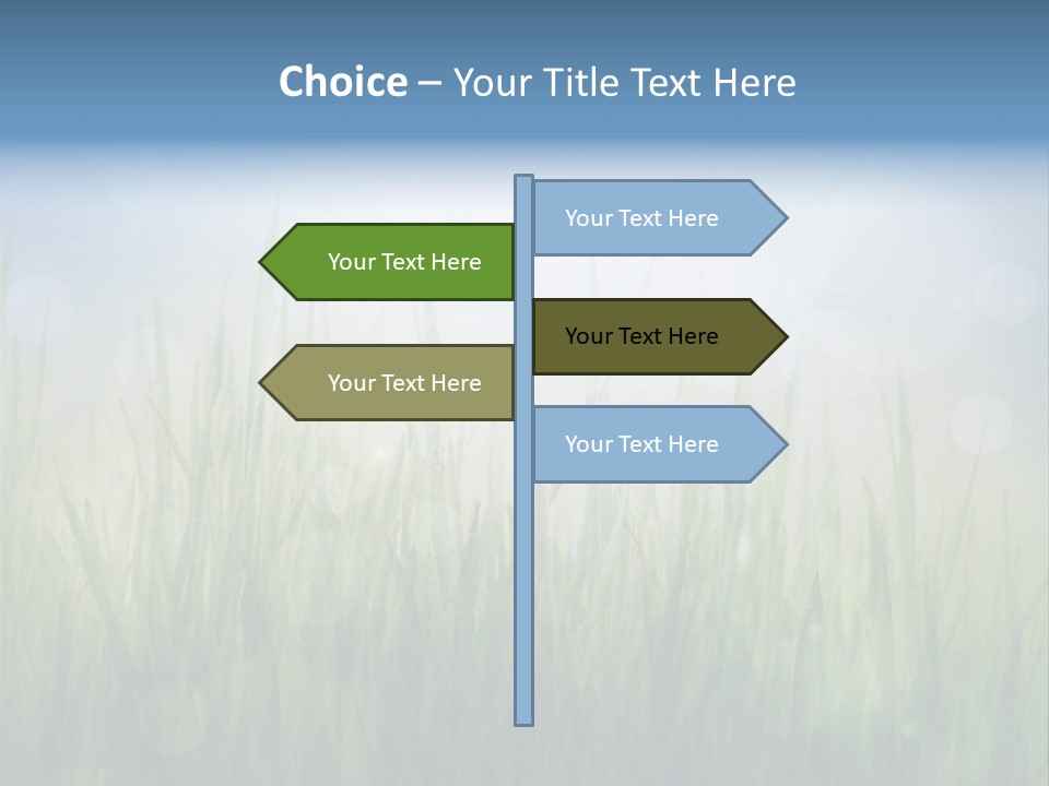 Bokeh Color Sun PowerPoint Template