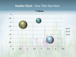 Blur Garden Symbol PowerPoint Template