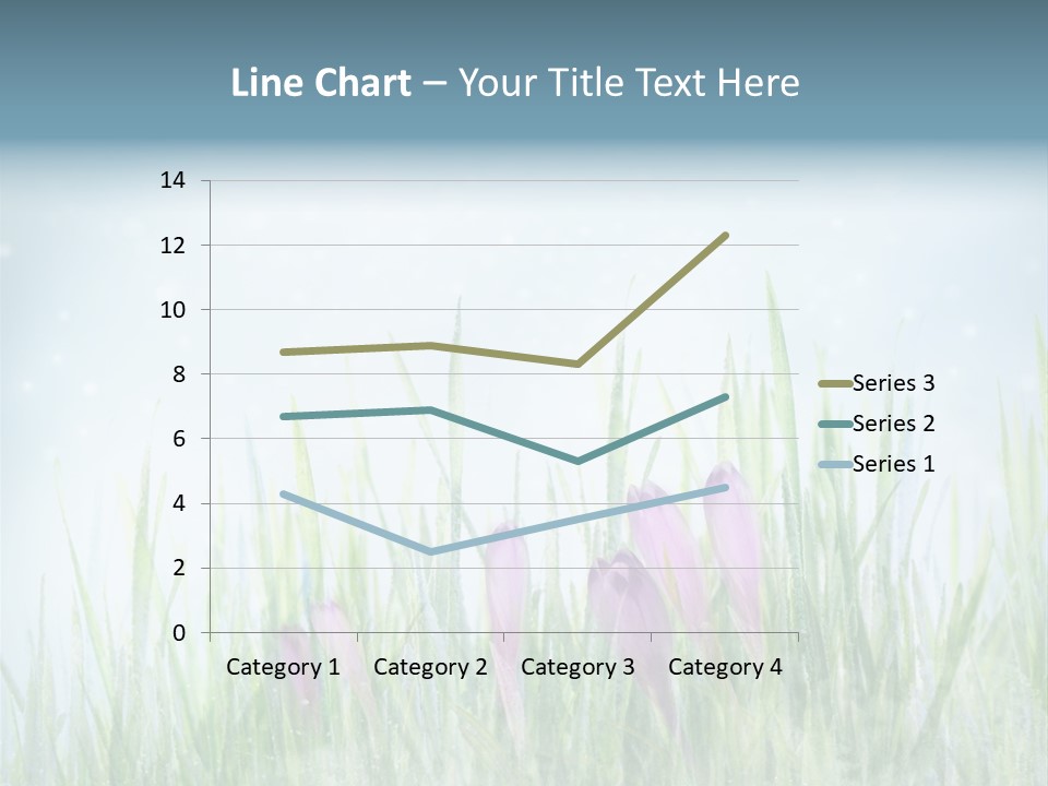 Blur Garden Symbol PowerPoint Template
