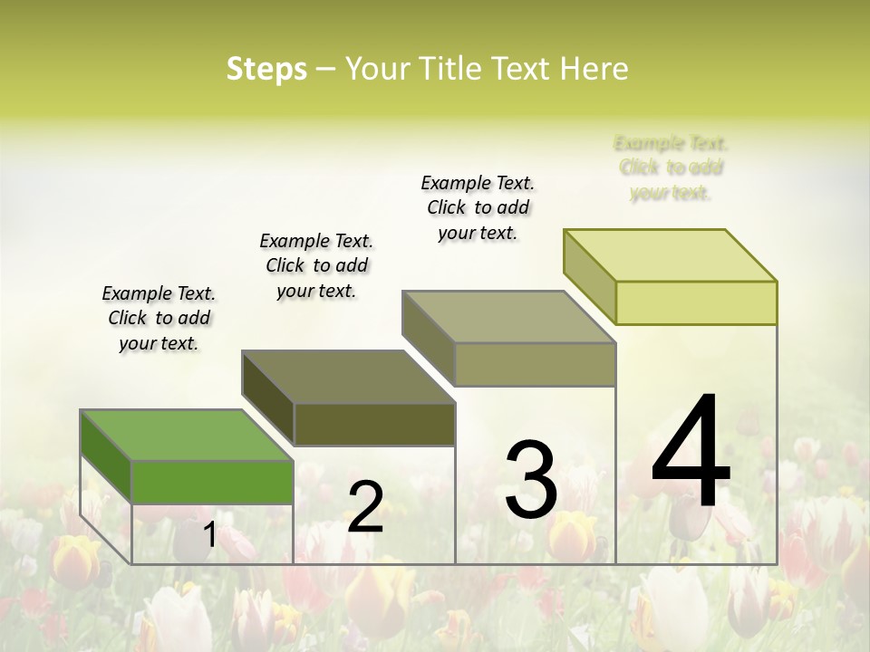 Garden Red Flower PowerPoint Template
