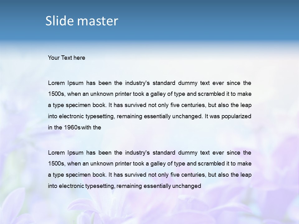 Leaf White Concept PowerPoint Template