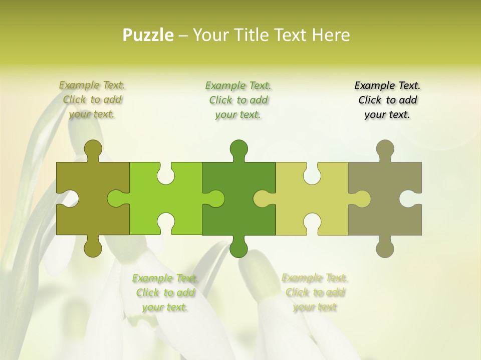 Outdoor Closeup Forest PowerPoint Template