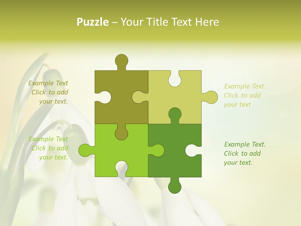 Outdoor Closeup Forest PowerPoint Template