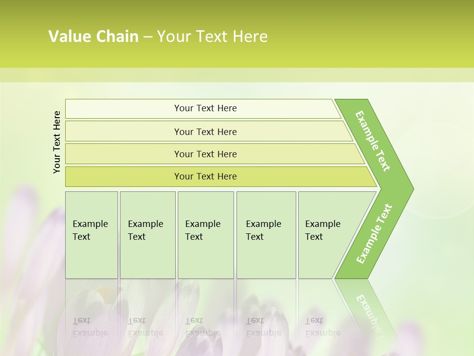 First Bud Violet PowerPoint Template