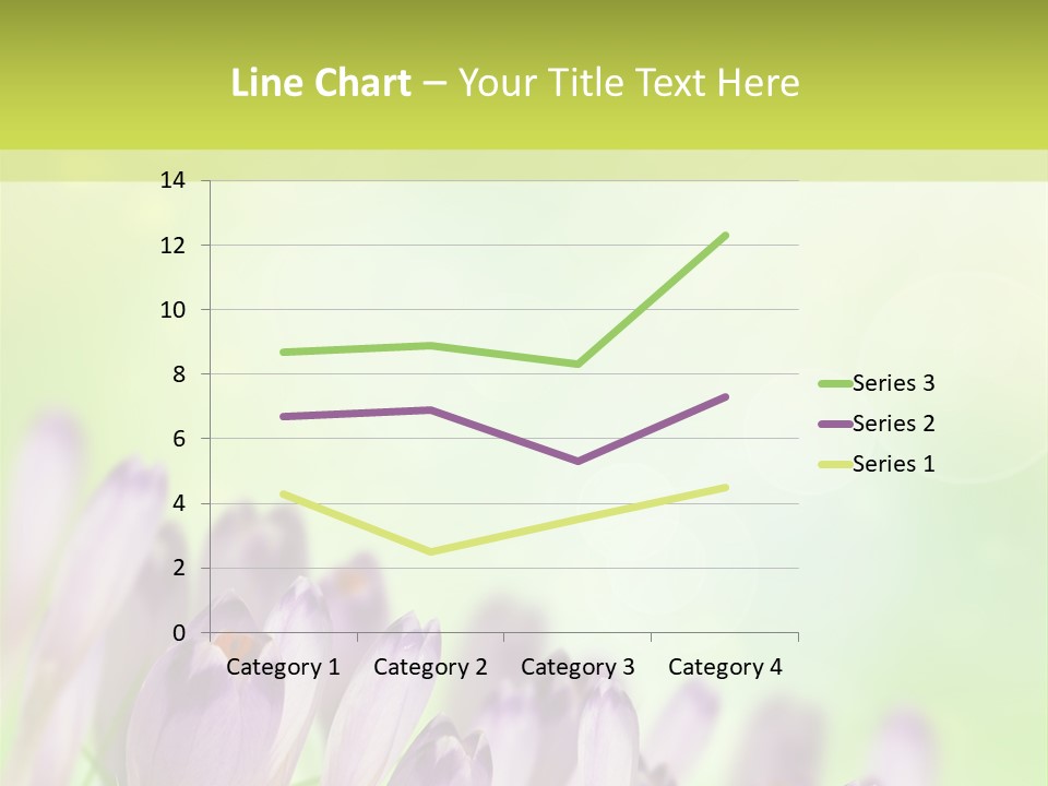 First Bud Violet PowerPoint Template