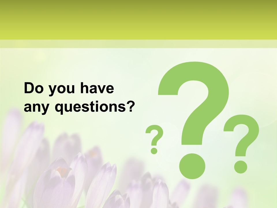 First Bud Violet PowerPoint Template