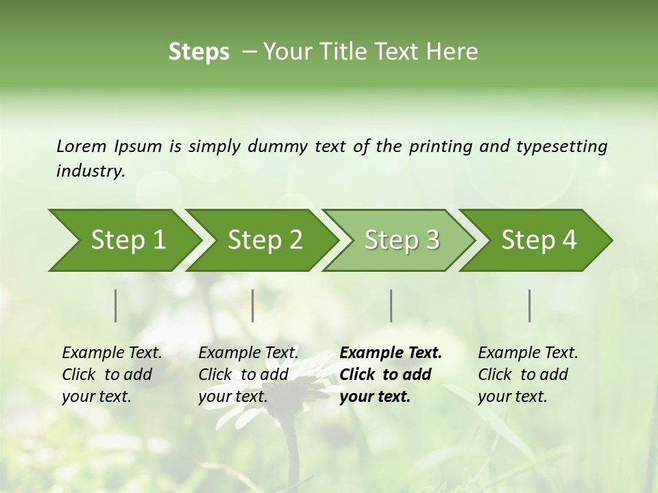 Art Bright Growth PowerPoint Template