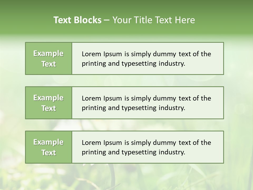 Art Bright Growth PowerPoint Template