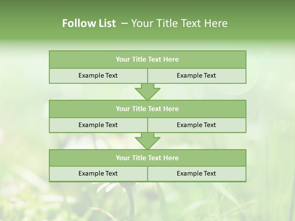Art Bright Growth PowerPoint Template