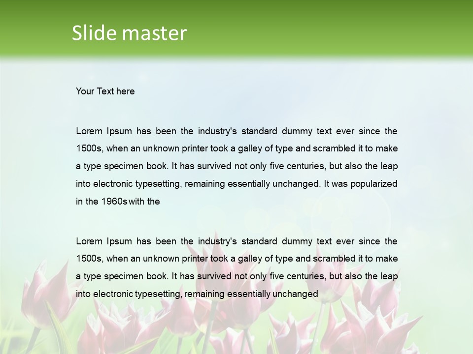 Sunshine Anniversary April PowerPoint Template