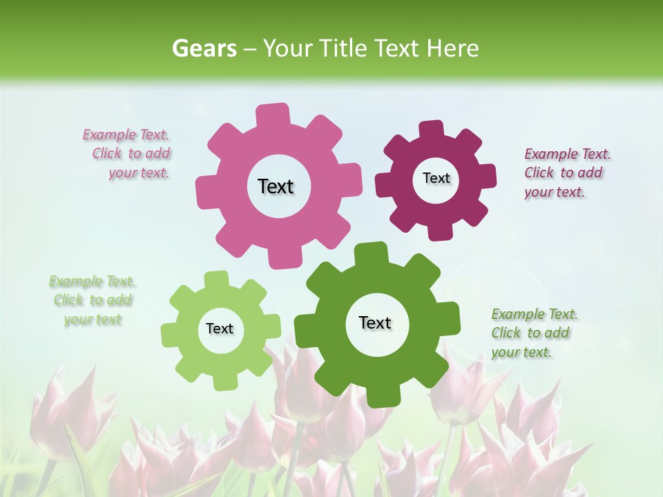 Sunshine Anniversary April PowerPoint Template