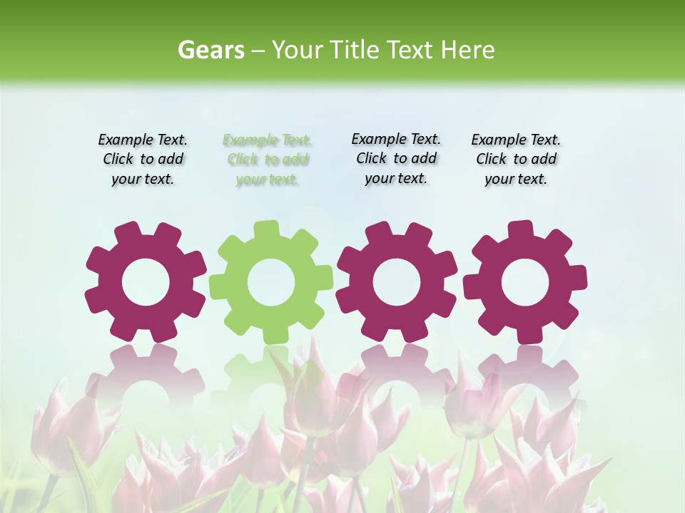 Sunshine Anniversary April PowerPoint Template