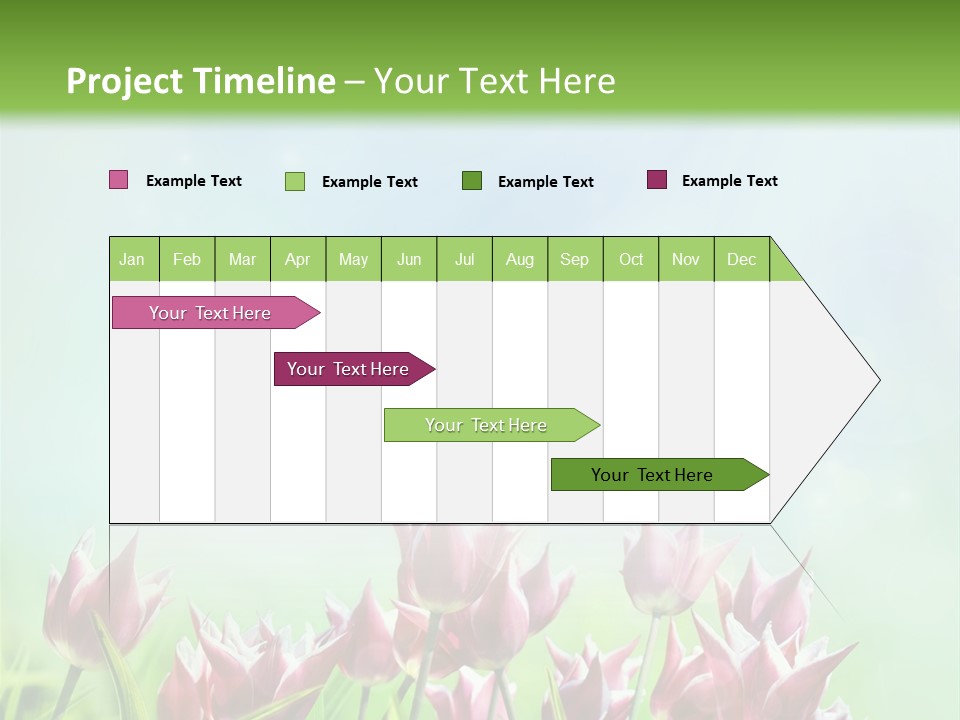 Sunshine Anniversary April PowerPoint Template
