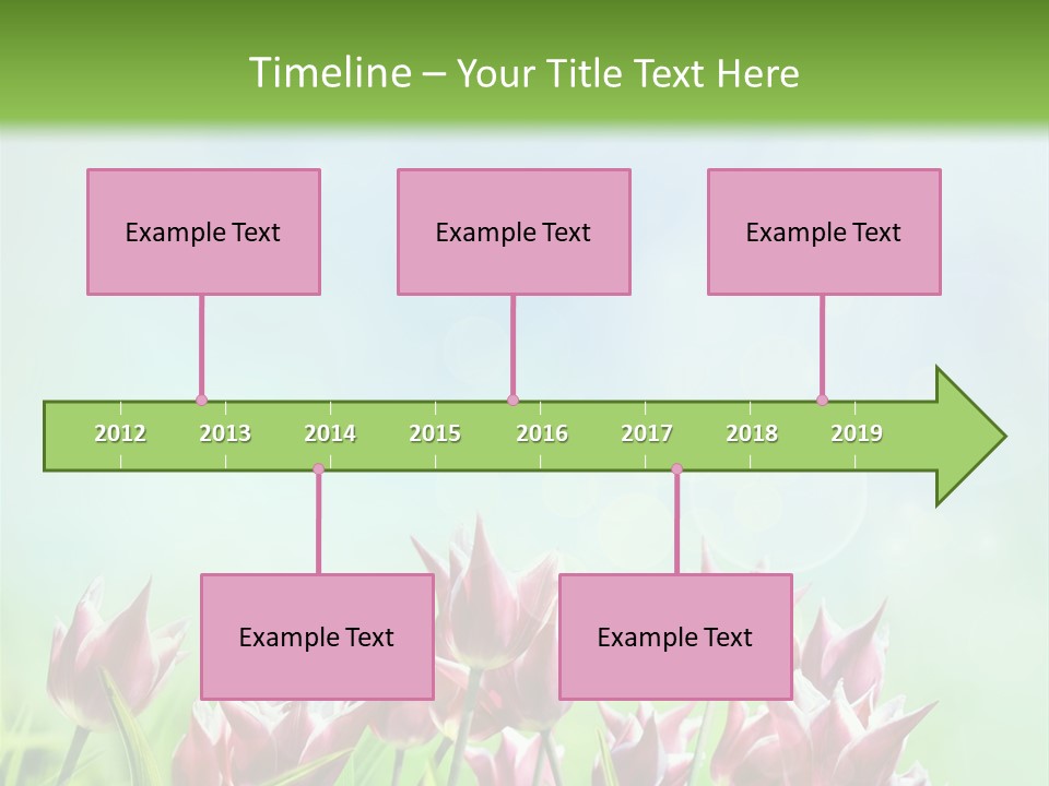 Sunshine Anniversary April PowerPoint Template
