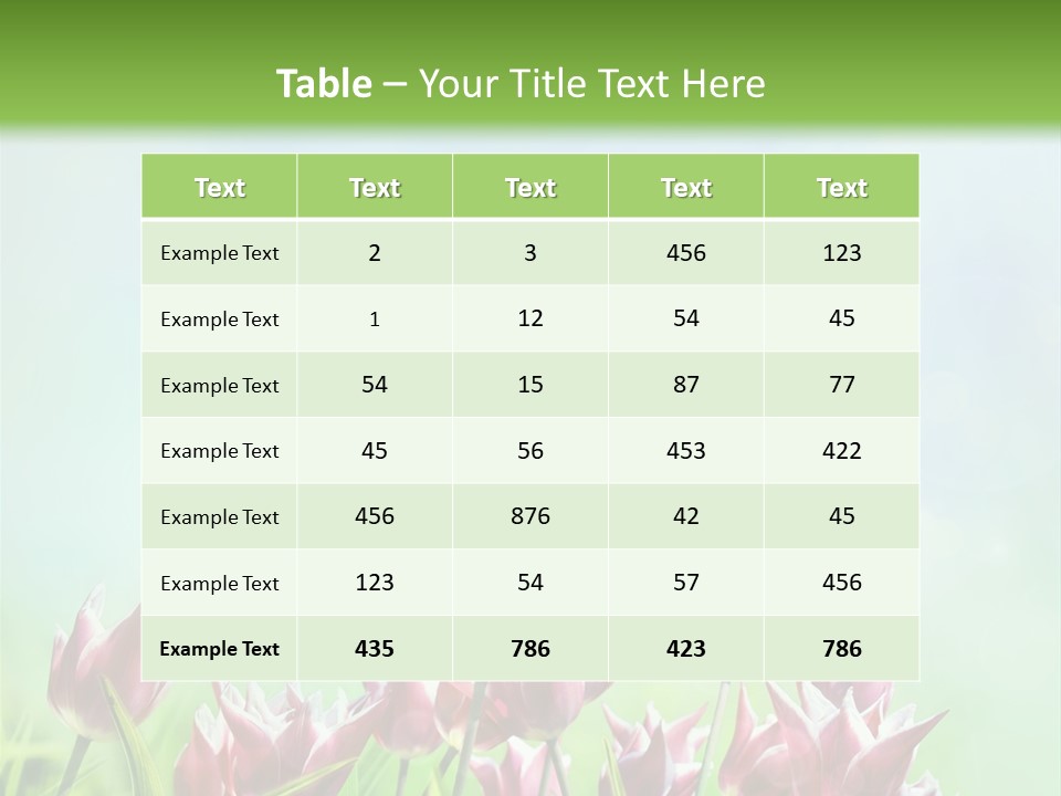 Sunshine Anniversary April PowerPoint Template