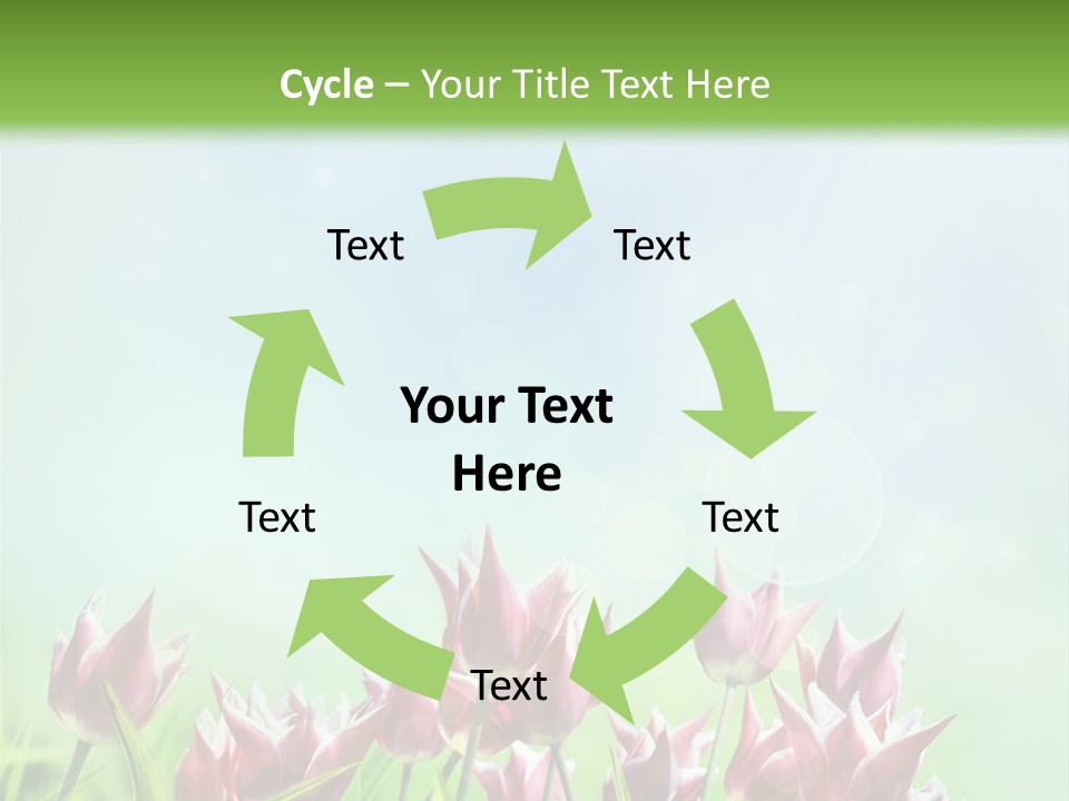 Sunshine Anniversary April PowerPoint Template